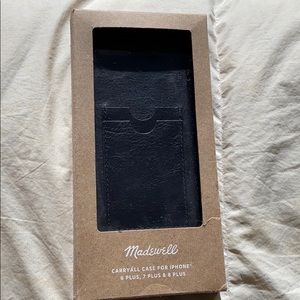 New Madewell Black Carryall Case iPhone 6/7/8 Plus